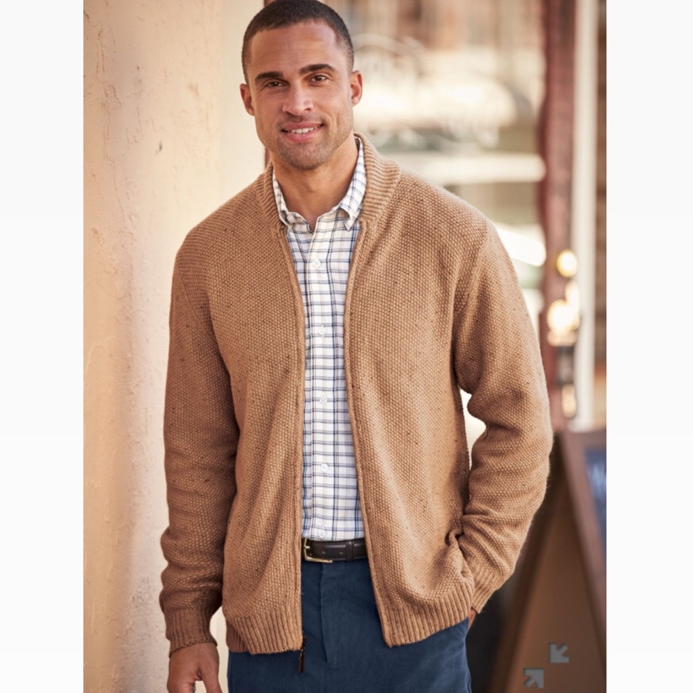 ❌$10 SALE❌ Scandia Woods Flecked Cardigan Sweater size L